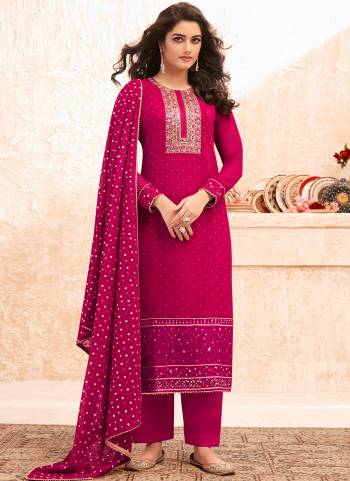 Attrective Looking These Plazzo Suit in Fine Colored Pair With Bottom And Dupatta.These Top And Dupatta Are Fabricated On Georgette Pair With Dull Santoon Botton And Inner.Its Beautified With Heavy Designer Embroidery Work.