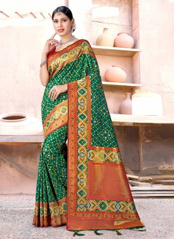 Looking These Party Wear Saree in Fine Colored.These Saree And Blouse is Fabricated On Banarasi Silk.Its Beautified With Weavon Designer.