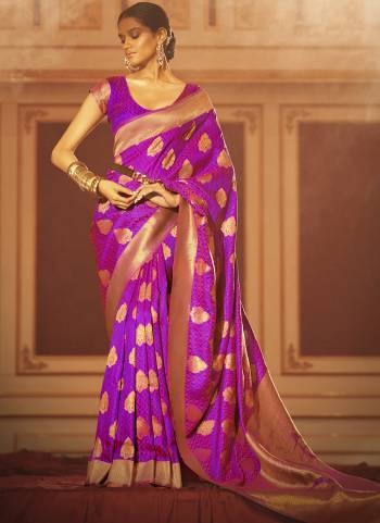 Looking These Party Wear Saree in Fine Colored.These Saree And Blouse is Fabricated On Silk.Its Beautified With Weaving Heavy Designer.