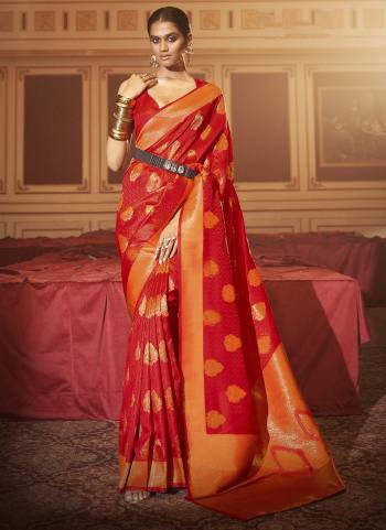 Looking These Party Wear Saree in Fine Colored.These Saree And Blouse is Fabricated On Silk.Its Beautified With Weaving Heavy Designer.