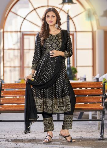 Grab These Beautiful Looking Readymade Suits.These Top And Bottom is Fabricated On Rayon And Dupatta Are Nazmin.Its Beautified With Designer Printed With Embroidery.