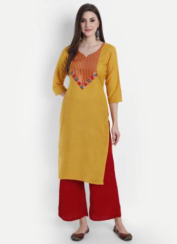 Attrective Looking These Beautiful Looking Readymade Kurti.These Kurti is Fabricated On Ruby Cotton.Its Beautified With Designer Thread,Mirror Embroidery Work.