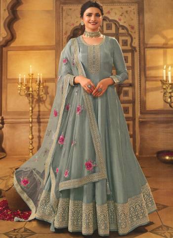 Attrective These Designer Anarkali Suit in Fine Colored Pair With Bottom And Dupatta.These Top Are Dola Silk And Dupatta Are Fabricated On Net Pair With Santoon Bottom.Its Beautified With Santoon Inner.Its Beautified With Heavy Designer Multy,Sequance Embroidery Work.