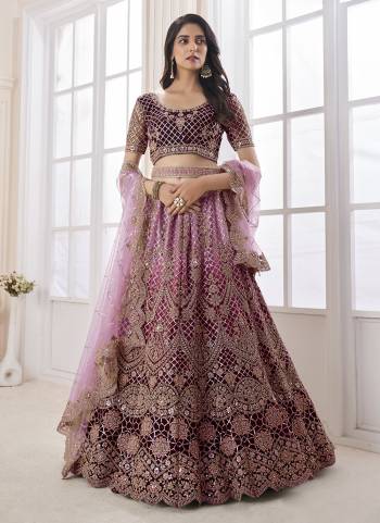 For A Designer Look,Grab These Lehenga Choli in Fine Colored.These Lehenga And Choli Are Fabricated On Soft Net Pair With Soft Net Dupatta.Its Beautified With Heavy Designer Embroidery,Stone Work.