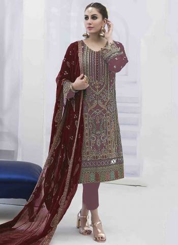 Attrective These Designer Suit in Fine Colored Pair With Bottom And Dupatta.These Top Are Faux Georgette And Dupatta Are Fabricated On Nazmin Pair With Santoon Bottom.Its Beautified With Santoon Inner.Its Beautified With Heavy Designer Embroidery Work.