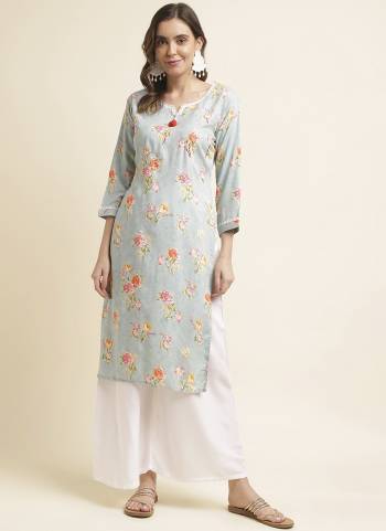 Atrective These Beautiful Looking Readymade Long Kurti.These Kurti is Fabricated On Poly Rayon.Its Beautified With Designer Floral Printed With Hand Work.