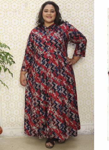 Grab These Beautiful Looking Readymade Long Kurti.These Kurti is Fabricated On Rayon.Its Beautified With Designer Printed.