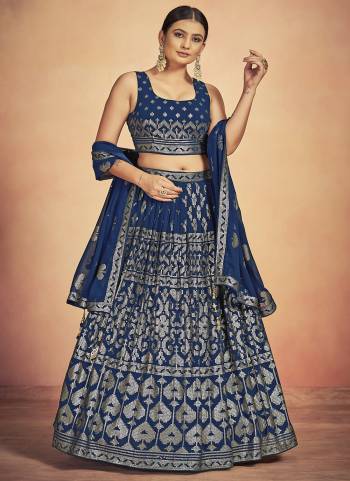 For A Designer Look,Grab These Lehenga Choli in Fine Colored.These Lehenga And Blouse Are Fabricated On Georgette Pair With Georgette Dupatta.Its Beautified With Designer Sequance Embroidery Work.