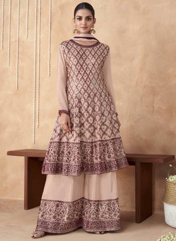 Garb These Designer Plazzo Suits in Fine Colored Pair With Dupatta.These Top Are Faux Georgette And Dupatta Are Fabricated On Faux Georgette Pair With Faux Georgette Bottom.Its Beautified With Heavy Designer Sequance Embroidery Work.