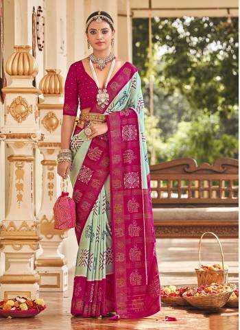 Garb These Party Wear Saree in Fine Colored.These Saree And Blouse is Fabricated On Cotton Silk Pair.Its Beautified With Designer Foil Printed With Diamond Work.