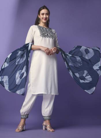 Party Wear Embroidered Designer Readymade Kurta Set