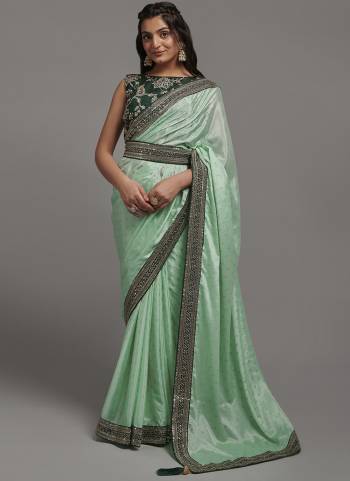 Look These Saree in Fine Colored.These Saree Are Chinon And Blouse is Fabricated On Dupion Pair.Its Beautified With Designer Sequance Embroidery Work.