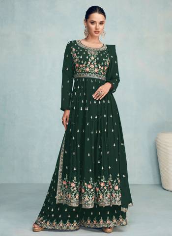 Attrective These Plazzo Suit in Fine Colored Pair With Bottom And Dupatta.These Top And Dupatta Are Fabricated On Faux Georgette Pair With Faux Georgette Bottom.Its Beautified With Santoon Inner.Its Beautified With Heavy Designer Embroidery Work.