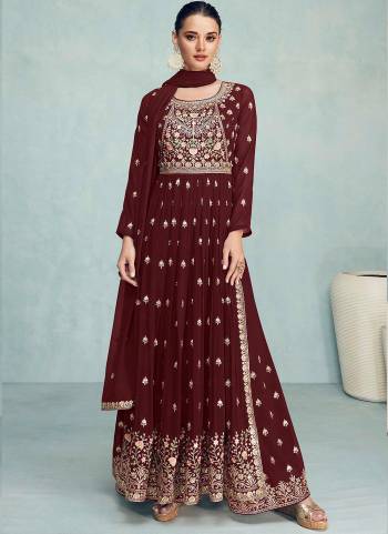 Attrective These Plazzo Suit in Fine Colored Pair With Bottom And Dupatta.These Top And Dupatta Are Fabricated On Faux Georgette Pair With Faux Georgette Bottom.Its Beautified With Santoon Inner.Its Beautified With Heavy Designer Embroidery Work.