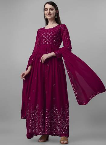 Garb These Salwar Suit in Fine Colored Pair With Bottom And Dupatta.These Top Are Faux Georgette And Bottom Are Fabricated On Faux Georgette Pair With Faux Georgette Dupatta.Its Beautified With Santoon Inner.Its Beautified With Heavy Designer Embroidery Work.