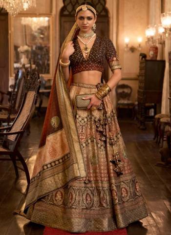 For A Fancy Designer Look,Grab These Lehenga Choli With Dupatta in Fine Colored.These Lehenga And Choli Are Rajwadi Silk And Dupatta Are Fabricated On Rajwadi Silk Pair.Its Beautified With Designer Printed With Sparkle N Aari,Mirror Embroidery Work.