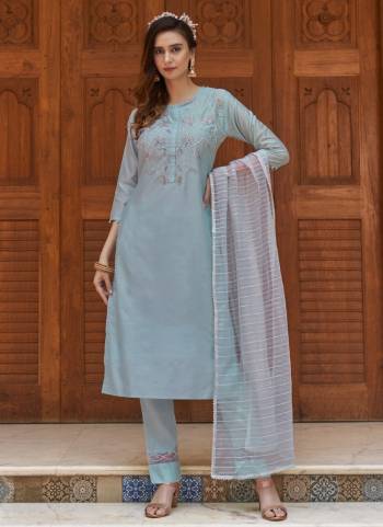 Grab These Beautiful Looking Readymade Suits.These Top And Bottom is Fabricated On Chinon And Dupatta Are Art Silk.Its Beautified With Designer Hand Work.