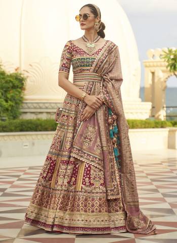 For A Fancy Designer Look,Grab These Lehenga Choli With Dupatta in Fine Colored.These Lehenga Are Rajwadi Silk And Choli Are Smooth Silk And Dupatta Are Fabricated On Rajwadi Silk Pair.Its Beautified With Designer Printed With Mirror Embroidery Work.