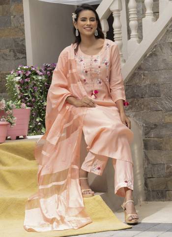 Grab These Beautiful Looking Readymade Suits.These Top And Bottom is Fabricated On Roman Silk And Dupatta Are Viscose Organza.Its Beautified With Designer Embroidery Work.