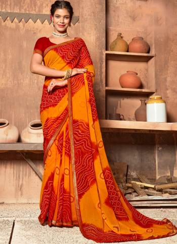 Attrective These Printed Designer Saree in Fine Colored.These Saree Are Georgette And Blouse is Fabricated On Georgette Pair.