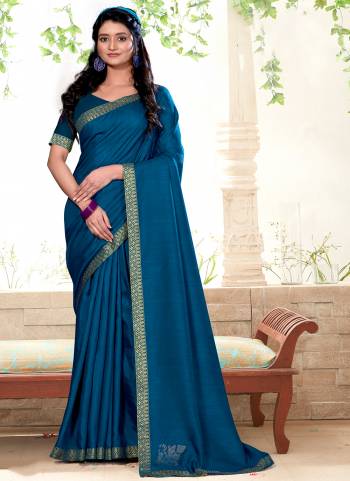 Attrective Saree in Fine Colored.These Saree Are Vichitra And Blouse is Fabricated On Vichitra Pair.