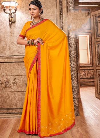 Attrective Saree in Fine Colored.These Saree Are Vichitra Silk And Blouse is Fabricated On Vichitra Silk Pair.