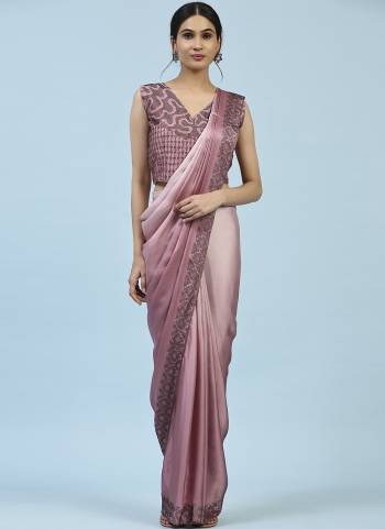 It's Ready made sari so no need any thing on sari while wearing just hook up clip and wear even you don't know about how to wear Indian Tradition sari. We provide sari with Swarovski work Border and Stitch blouse with Beautiful Swarovski work.