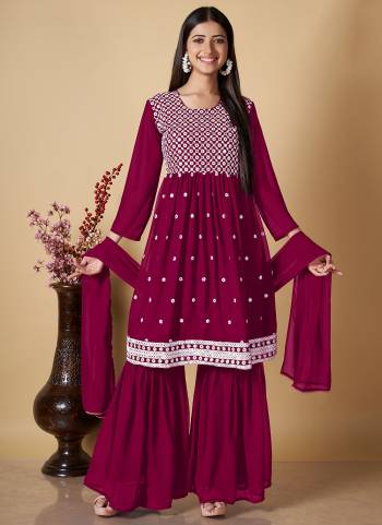 Attrective These Designer Suit in Fine Colored Pair With Bottom And Dupatta.