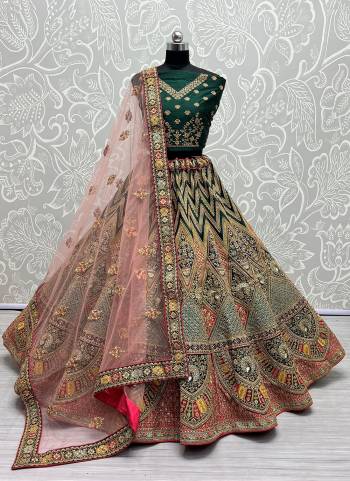 For A Fancy Designer Look,Grab These Lehenga Choli With Dupatta in Fine Colored.These Lehenga And Choli Are Silk And Dupatta Are Fabricated On Soft Net Pair.Its Beautified With Designer Fancy Multy Thread,Sequance,Dori Embroidery,Diamond Work.