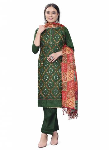 Grab These Suit in Fine Colored Pair With Bottom And Dupatta.These Top Are P C Cotton And Dupatta Are Fabricated On Chinon Pair With Cotton Bottom.Its Beautified With Designer Embroidery Work With Printed Crush Dupatta.