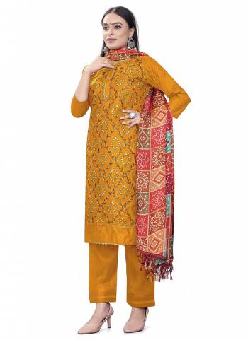 Grab These Suit in Fine Colored Pair With Bottom And Dupatta.These Top Are P C Cotton And Dupatta Are Fabricated On Chinon Pair With Cotton Bottom.Its Beautified With Designer Embroidery Work With Printed Crush Dupatta.