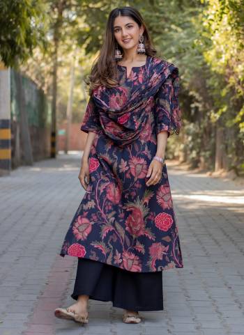 Attrective These Suit in Fine Colored Pair With Bottom And Dupatta.These Top And Dupatta Are Fabricated On Cotton Pair With Cotton Bottom.Its Beautified With Designer Floral Printed.