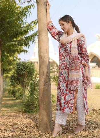 Attrective These Suit in Fine Colored Pair With Bottom And Dupatta.These Top And Dupatta Are Fabricated On Cotton Pair With Cotton Bottom.Its Beautified With Designer Floral Printed.