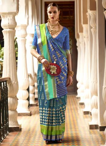 Looking These Party Wear Saree in Fine Colored.These Saree And Blouse is Fabricated On Patola Silk.Its Beautified With Designer patola with foil printed.