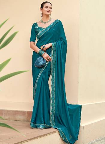 Garb These Designer Saree in Fine Colored.These Saree Are Satin Chiffon And Blouse is Fabricated On Art Silk Pair.Its Beautified Blooming Color,Mirror Embroidery Hand Work Border And Blouse.