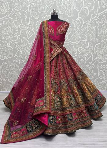 For A Fancy Designer Look,Grab These Lehenga Choli With 2 Dupatta in Fine Colored.These Lehenga And Choli Are Velvet And Dupatta Are Fabricated On Soft Net & Velvet Pair.Its Beautified With Designer Fancy Multy Thread,Sequance,Dori Embroidery,Diamond Work.