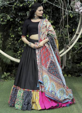 Grab These Navratri Collections Lehenga Choli in Fine Colored.These Lehenga And Blouse Are Fabricated On Rayon Pair With Maslin Crochet Dupatta.Its Beautified With Digital Printed,Gota Pati Work.