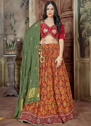 A Designer Look,Grab These Lehenga Choli in Fine Colored.These Lehenga Are Georgette And Blouse Are Fabricated On Raw Silk Pair With Georgette Dupatta.Its Beautified With Designer Printed, Embroidery,Hand Work.