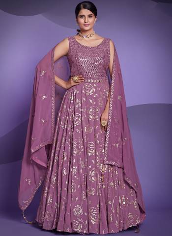 Attrective These Readymade Gown With Dupatta in Fine Colored.These Gown Are Georgette Fabricated On Georgette Dupatta.Its Beautified With Heavy Designer Sequance Embroidery Work.