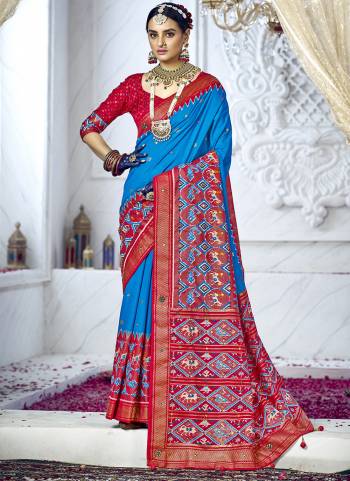 Looking These Party Wear Saree in Fine Colored.These Saree And Blouse is Fabricated On Cotton Silk Pair.Its Beautified With Weavon Designer With Printed And Mirror Work.