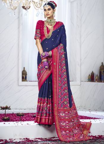 Looking These Party Wear Saree in Fine Colored.These Saree And Blouse is Fabricated On Cotton Silk Pair.Its Beautified With Weavon Designer With Printed And Mirror Work.