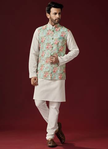 Grab These Festive Wear Mans Wear Kurta With Payjama And Koti in Fine Colored.These Kurta Payjama is Fabricated On Cotton And Terry Rayon Koti.Its Beautified With Designer Printed.