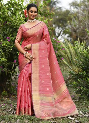 Attrective These Festive Wear Saree in Fine Colored.These Saree And Blouse is Fabricated On Silk.Its Beautified With Weaving Jari Designer.