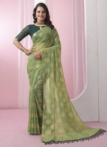 Attrective Looking These Fastival Saree in Fine Colored.These Saree Are Georgette And Blouse is Fabricated On Art Silk.Its Beautified With Designer Gold Printed With Sequance Work Blouse.