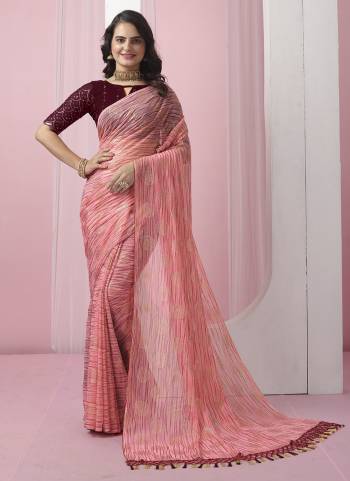 Attrective Looking These Fastival Saree in Fine Colored.These Saree Are Georgette And Blouse is Fabricated On Art Silk.Its Beautified With Designer Gold Printed With Sequance Work Blouse.