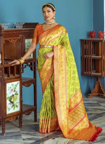 Attrective Looking These Festive Wear Saree in Fine Colored.These Saree And Blouse is Fabricated On Soft Banarasi Silk.Its Beautified With Fancy Meena And Jari Wevon Designer.