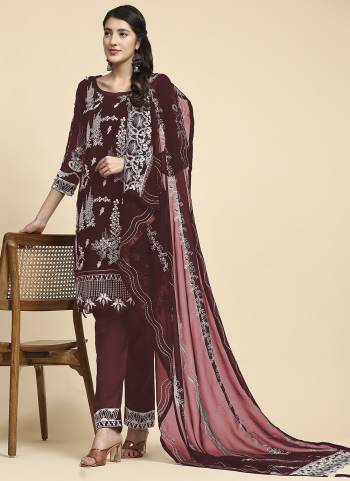 Attrective These Suit in Fine Colored Pair With Bottom And Dupatta.These Top Are Faux Georgette And Bottom Are Fabricated On Santoon Pair With Faux Georgette Dupatta.Its Beautified With Santoon Inner.Its Beautified With Designer Embroidery Work.