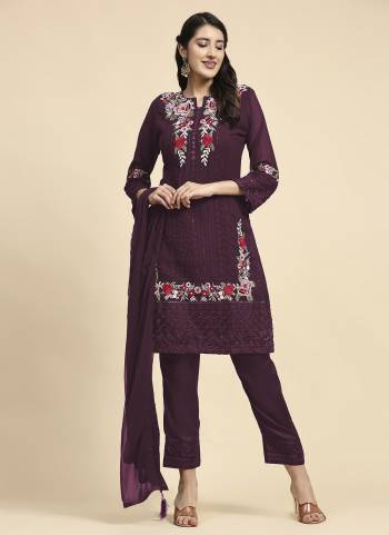 Attrective These Suit in Fine Colored Pair With Bottom And Dupatta.These Top Are Faux Georgette And Bottom Are Fabricated On Santoon Pair With Nazmin Dupatta.Its Beautified With Santoon Inner.Its Beautified With Designer Floral Embroidery Work.