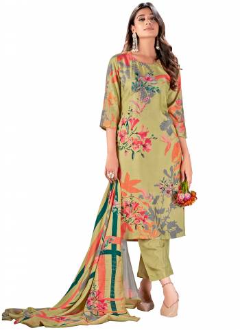 Attrective These Beautiful Looking Readymade Suits.These Top And Dupatta Are Muslin And Bottom Are Muslin Fabricated.Its Beautified With Disigner Digital Printed With Hand Work.