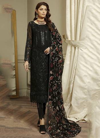 Attrective These Designer Suit in Fine Colored Pair With Bottom And Dupatta.These Top And Dupatta Are Fabricated On Georgette Pair With Santoon Bottom.Its Beautified With Santoon Inner.Its Beautified With Heavy Designer Thread,Sequance Embroidery Work.